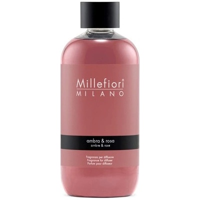 Home fragrance italia srl Millefiori Milano Ambra & Rosa ароматен пълнител за дифузер 250 мл