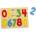 Viga Toys Дървен пъзел Числата 123 (vig58545)