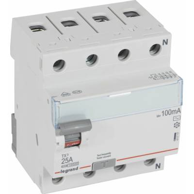 Legrand 25A/100mA/4p/AC 411717