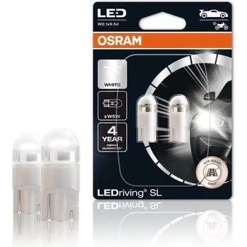 Osram LED W5W 2825DWP-02B 6000K 12V 1W W2,1x9,5d 2 ks