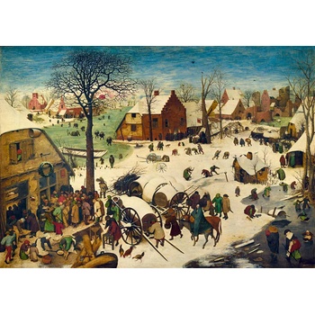Bluebird Puzzle - Puzzle Pieter Bruegel the Elder - The Census at Bethlehem - 1 000 piese