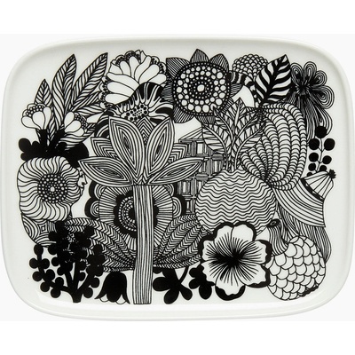 Marimekko Servírovací talíř Oiva Siirtolapuutarha 15x12 cm