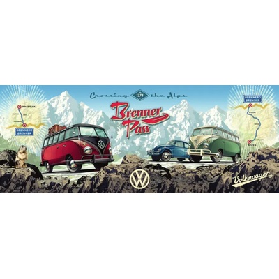 Ravensburger - Puzzle Cross the Alps with VW! - 1 000 piese