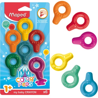 Maped Voskovky Color'Peps Baby Crayons 6 ks