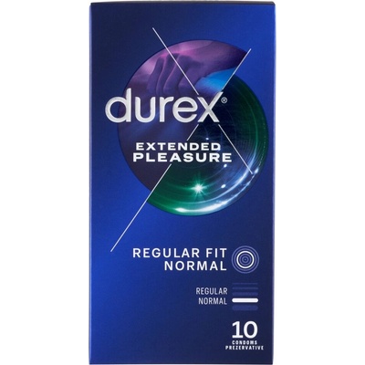Durex Extended Pleasure Презервативи 10 бр (5997321773476)