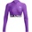 Under Armour Women's HeatGear Long-Sleeve Performance Gym Top - Purple