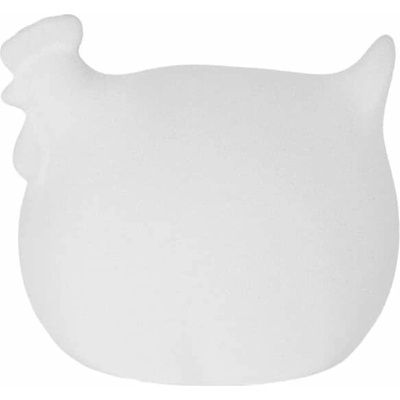 Storefactory Velikonoční dekorace RUTH 9 cm, bílá barva, porcelán