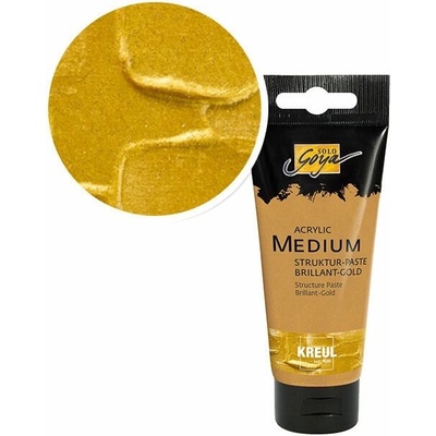 Kreul Štruktúrovacia pasta Solo Goya Brilliant Gold 100 ml