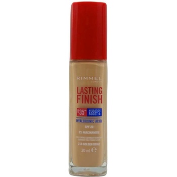 Rimmel London Lasting Finish 35H SPF20 Dlhotrvajúci hydratačný make-up 210 Golden Beige 30 ml