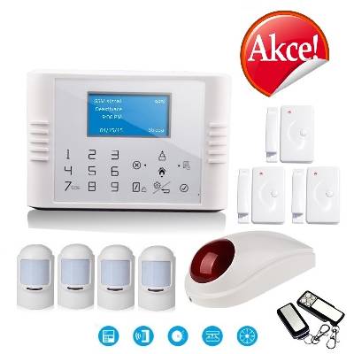 Bezdrátový LCD GSM alarm systém EXCLUSIVE (Model: GS-G180E/Set Exclusive)