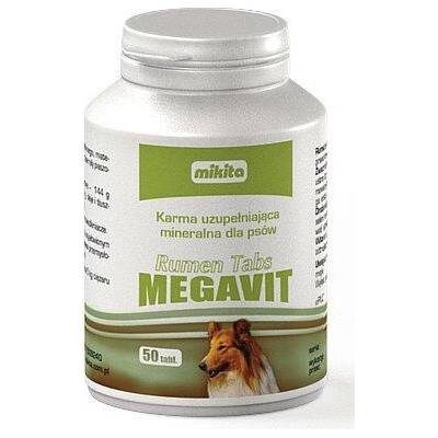 MIKITA Žlté tablety Megavit 50 tabliet.