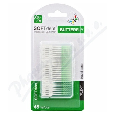 SOFTdent Butterfly FLEXI PICK univerzálna veľkosť XS/M 48 ks