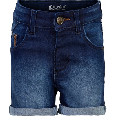 Minymo Детски къси панталони Minymo Kid's Shorts Power Stretch Shorts - Dark Blue Denim - размер 122 (EU) (701-1995-0118)