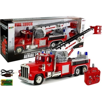 Tomido RC hasičské auto 60 cm výsuvný otočný žebřík
