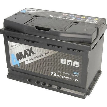 Image 1 of 4MAX EFB 72Ah 760A right+