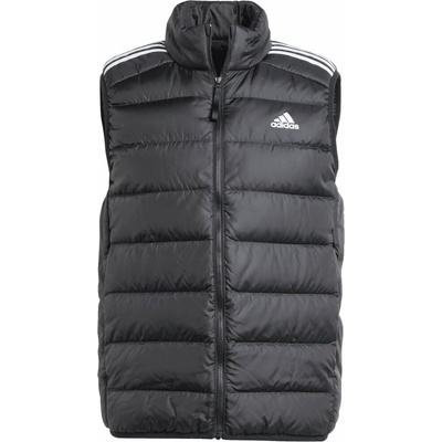 adidas pánska vesta ESS 3S L DOWN V čierna biela