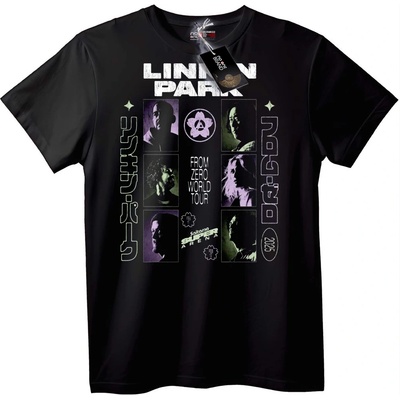 NOONEBRAND Тениска Световно Турне From Zero на Linkin Park - S, Black
