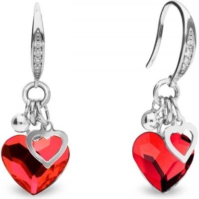 Spark červené se Swarovski Elements Bliss KWCMIX2808LSI Light Siam