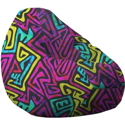 PUFRELAX Калъф за пуф круша, 320л. , Nirvana Grande - Funk (COVER_PUF-G-NGR-TEXP-FNK)