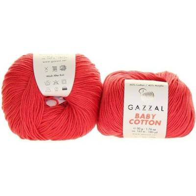 Gazzal Baby Cotton 3418 bledá červená