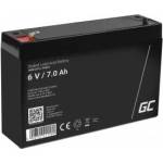 Green Cell Rechargeable battery AGM 6V 7Ah Maintenancefree for UPS ALARM
