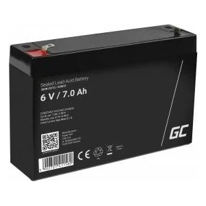 Green Cell Rechargeable battery AGM 6V 7Ah Maintenancefree for UPS ALARM