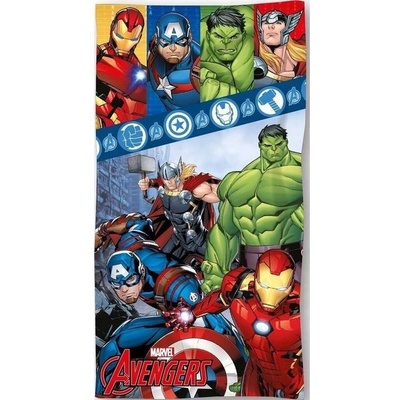Avengers osuška 70 x 140 cm Hulk Thor Iron Man Kapitán