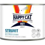 Happy Cat VET Diet Struvit, консерва за котки, Специална диета за разтваряне и предотвратяване на струвитни камъни - 200 гр, Германия 70709