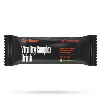 GymBeam Vitality Complex Drink 12 g зелена ябълка