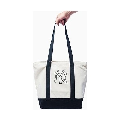 New Era MLB Premium Tote Bag New York Yankees Ivory Black