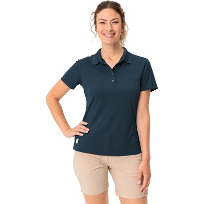 Vaude Dámske tričko Women's Essential Polo Shirt dark sea