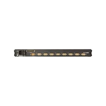 ATEN 8 Port 17 LCD KVMP Switch with UK Keyboard