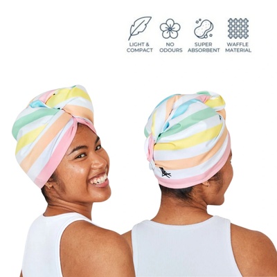 Dock & Bay: Тюрбан 63x26 см - Unicorn Waves (нова опаковка) (5060668839133)