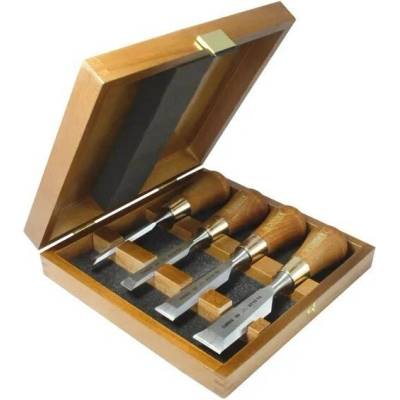 Sada začišťovacích dlát v kazetě 4dílná WOOD PREMIUM