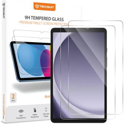 Techsuit Стъклен протектор за Samsung Galaxy Tab A9 / A11 - Techsuit ArmorGlass CrystalHD (2 броя) - Прозрачен