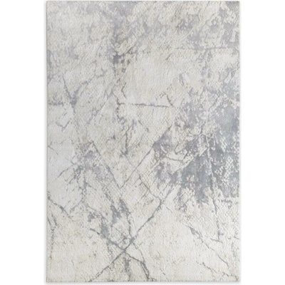 Takoy Koberec 200x290 cm krémovo-ocelový zdobený mramorovým designovým vzorem SELENA 5-HF-489138 | 200 x 290 cm