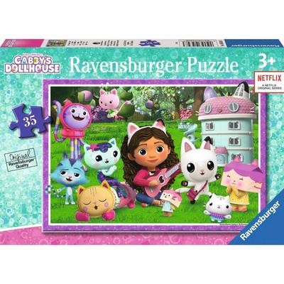 Ravensburger Domček pre bábiky Gabbys 1-39 dielov 35 dielov