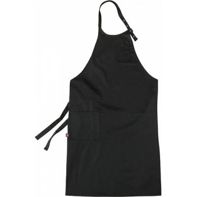 CG Workwear Someliérská nemačkavá zástěra Vittoria s malou náprsní kapsou Černá 105x75cm CGW1135