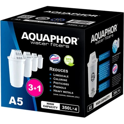 Aquaphor КoМПЛЕКТ ФИЛТРИ aquaphor a5 4БР (4744131014593)