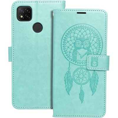 Pouzdro Flip Mezzo Book Xiaomi Redmi 9C vzor Lapač snů mátové