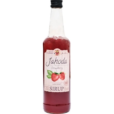 Jan Blahovec Hýskovský sirup Jahoda 0,6 l