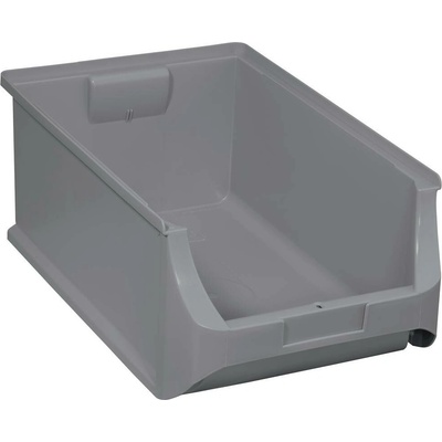 Allit Plastový box na drobný materiál, stohovatelný 500 x 310 x 200 mm, šedá