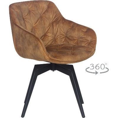 Carmen Трапезен стол buxton - оранжев mj 1 (3532072_2)