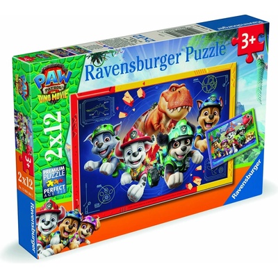 Ravensburger Labková patrola Dinosaurí film 2× 12 dielov