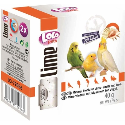 Lolo Pets Lime minerální kámen s mušlemi 40 g – Zboží Dáma