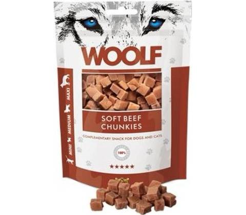 Woolf Beef Chunkies 100 g