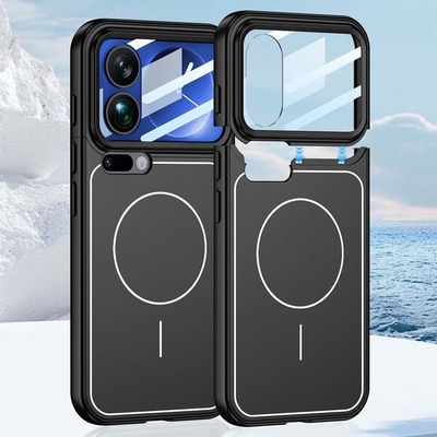 Xiaomi GKK Магнитен Калъф за Xiaomi 17 Pro - PC, Детайлен капак за камера, С включено стъкло, 4 цвята