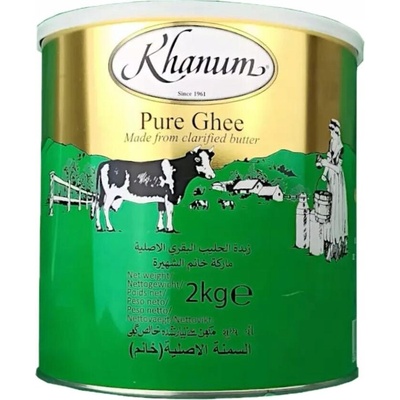 KHANUM PURE BUTTER GHEE číre maslo 2 kg