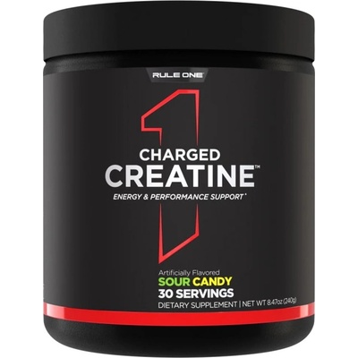 Rule 1 Charged Creatine | Creatine Matrix with Electrolyte & Energy Blends [240 грама] Sour Candy