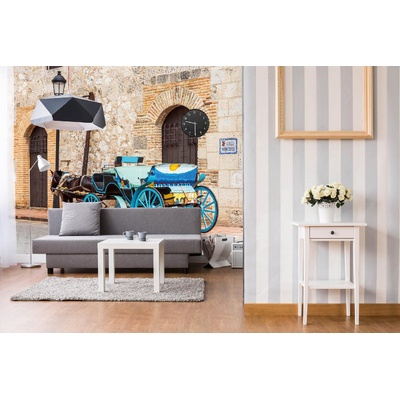 DIMEX ART Самозалепваща се флизелинова фототапета ретро карета 375 x 250 см
